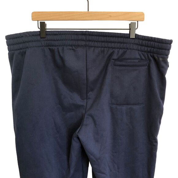 Adidas Training Pants Women’s 2XL Navy Blue Stadium Tapered Aeroready HB6798 NWT - Picture 12 of 16